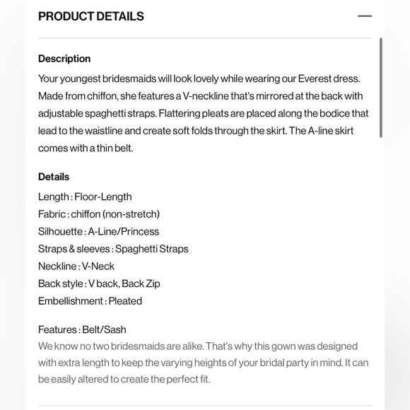 Jr. Bridesmaid Dress Azazie Taupe - Picture 7 of 13